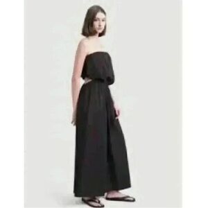 Modern Citizen Charcoal One Shoulder Dress